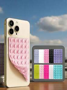 1PC Silicone Sucti On Phone Case Mount,Phone Suction Grip,Octobuddy,Sticky Phone Grip, Adhesive Phone Stand Sticky For Cell Phone - Multicolor - View 2