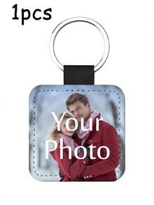 1/3/5/10个装定制双面照片打印钥匙扣，个性化照片/Logo吊坠，情人节礼物，送给父母、朋友的礼物，派对礼品，促销品，优雅包包挂饰，旅行收纳包 - 彩色 - 查看 16