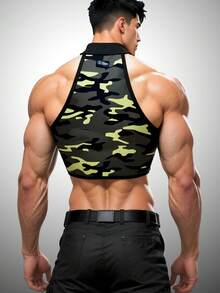 Men Sexy Costumes - 軍綠色 - 查看 1