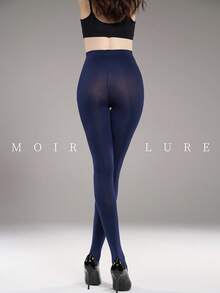 1 Pair Classic Stylish Tights For Women, Versatile Base Layer For Daily Wear, Cozy