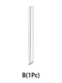 1/2/4 Ống hút thủy tinh lớn/nhỏ, thẳng trong suốt, có thể tái sử dụng, dùng cho đồ uống lạnh, trà sữa, cà phê, nước ép, sinh tố, nhà bếp, nhà hàng, tiệc cocktail, trở lại trường, quà tặng cho bạn gái/bạn trai, cha mẹ, bạn bè, đồ dùng ngày lễ, Halloween, lễ tạ ơn, giáng sinh - phong cách 1 - Xem 16