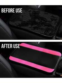 6 Pezzi Set Accessori Auto in Pelle PU, Coprivolante, Copri Console Centrale, Copri Freno a Mano, Copri Cintura di , Copri Bracciolo, Accessori Auto, Modanature Interni Automobile.