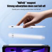 1pc Universal Capacitive Stylus Pen, Rechargeable Capacitive Pencil For Touchscreen Devices Like Tablet, Smartphone, Compatible With IPhone/HarmonyOS/Android, Comes With 2 Extra Tips And 1 Charging Cable - Multicolor - View 11