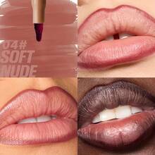 1PC Long-Lasting Waterproof Lip Liner Pencil, Velvet Brush Head Soft And Comfortable - Matte Finish, Non-Sticky Formula, 24-Hour Smudge & Transfer Proof, With Precision Applicator Pen - Non-Drying Formula - Ideal Gift For Everyday & Special Events - 彩色 - 查看 13