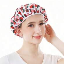 1 pieza Gorro de chef unisex, accesorio de cocina cómodo y duradero - Gorra elástica a prueba de polvo, adecuado para panaderos y profesionales de cocina - Diseño de una sola pieza de moda, se ajusta a todos los tamaños