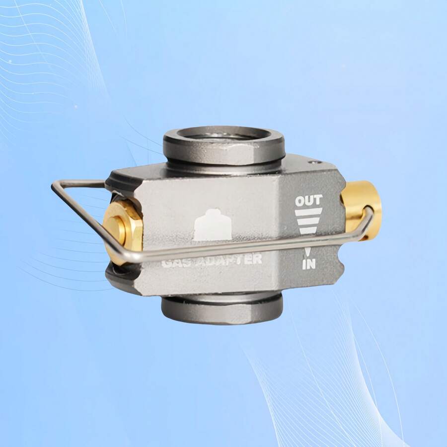 26g Cartucho ligero de butano/propano para exteriores con válvula de liberación de presión, adaptador de transferencia de recarga - Adecuado para mochilero, camping, equipo de senderismo - Cartucho no incluido