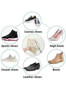 8 Stücke Einlegesohlen Fersenkissen für Sportschuhe, verstellbare Größe, rutschfest, Fußschutz Polsterung, Einlegesohle, Fersenprotektoren Rückseite Aufkleber - Verschiedene Spezifikationen erhältlich 8 Stücke/8/4/2 Stück