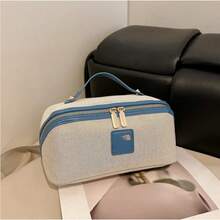 2025 new retro cosmetic bag large capacity high-end sense portable travel cosmetics storage bag toilet bag