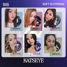 Kpop KATSEYE 6 件收藏照片卡套装 - 粉丝制作剪贴簿套装，BLINK 的 K-Pop 生日礼物 | 带展示盒的交易卡、书签套装、收藏卡情人节礼物小礼物热门团体支持卡、收藏小卡、新收藏贺卡、卡片展示收藏、流行音乐周边、盒装装饰小卡、Kpop - 小卡 - 查看 10