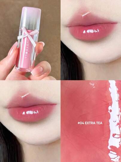 JUDYDOLL Brillo de labios con efecto espejo acuoso y brillante - Gen 2, con esencia hidratante y nutritiva, de larga duración