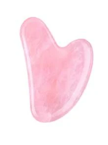 1件玉石刮痧按摩板,面部按摩器,刮痧板,适用于面部、颈部、背部和身体 - 彩色 - 查看 10