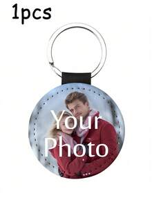 1/3/5/10个装定制双面照片打印钥匙扣，个性化照片/Logo吊坠，情人节礼物，送给父母、朋友的礼物，派对礼品，促销品，优雅包包挂饰，旅行收纳包 - 彩色 - 查看 18