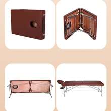 1300g Foldable Massage Table, Easy To Carry Lightweight Massage Bed, Tattoo & Beauty Massage Table, Foldable & Height Adjustable, Heavy Duty Massage Bed, Suitable For Outdoor Leisure, Indoor Beauty, Tattoo - Yellow - View 9