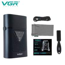 VGR Barber Shaver Professional Shaver 9000 RPM Trimmer Electric High Power Beard Shaver Reciprocating Charging Base Men's Shaver V-334