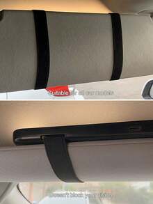 Rechargeable Car Sun Visor Vanity Mirror With Light, 3 Dimmable Modes & Touch Control, Universal Makeup Mirror For Car Truck SUV. - A款 - 查看 8