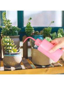 1pc 250ml Eyelash Cleaning Tool, Curved Neck Leak-Proof Watering Can For Succulents