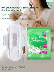 Niceday 18片/6包 245mm轻度失禁护垫 艾蒿洋甘菊卫生巾 日用护垫 迷你卫生巾 除臭 暖宫 女士卫生巾 超强吸收 无侧漏 透气干爽 孕妇老人适用 - 245mm(18pcs/6packs) - 查看 3