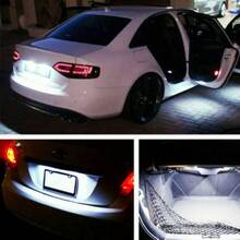 50 PCS T10 Side Wedge 5-SMD 5050 Car LED Light Bulbs W5W 2825 158 192 168 194