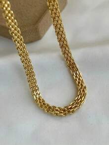 3 قطع طقم قلادة للنساء، قلادة عملة ذهبية عتيقة أنيقة وفاخرة، قلادة خانق متعددة الطبقات مزينة بزهرة وخرز اصطناعي، إكسسوارات تصميم فريد مناسبة للارتداء اليومي والحفلات، هدية للمرأة