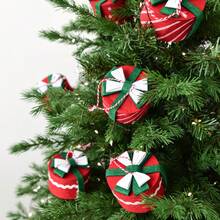 Christmas Tree Ornaments Cute Present Box Ornaments Hanging Decorations For Home - Watermelon Red - View 1