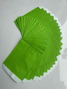 25/50 件彩色牛皮纸袋、礼品袋、零食袋、礼品包装袋、婚礼生日新年派对礼品用品礼品袋 - 彩色 - 查看 15