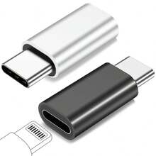 2 个 Lightning 转 Type-C 适配器，兼容 16 Pro Max/16 Pro/16 Plus/16、 15 Pro Max/15 Pro/15 Plus/15，（仅充电，无数据/音频传输） - 彩色 - 查看 2