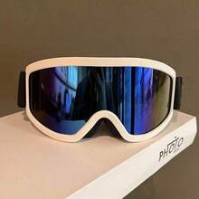 1 Piece, Winter Skiing Equipment, Adult Skiing Goggles, Motorcycle Goggles, Riding Goggles, Snowmobile Goggles, Sponge Comfortable Goggles, Ski Goggles That Can Wear Myopia Glasses, Outdoor Sports Goggles STWI - 彩色 - 查看 8