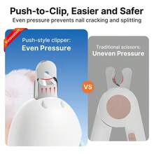 Cat Nail Clippers With Adjustable Cutting Hole In 4 Sizes And Hidden Nail File | Nail Clippers For Kittens And Indoor Cats | Splash-Proof Claw Clippers For Cat Grooming (Blue) - 1 - 查看 5