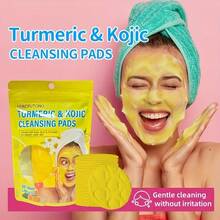 This 4-Piece Turmeric Cleansing Set Includes 30 Cleansing Wipes And A Bottle Of Turmeric Cleansing Mousse. Deeply Cleans And Moisturizes With A Generous Dose Of Curcumin, Vitamin E, And Rose Extract. This Naturally Gentle Formula Is Suitable For Both Face And Body. - Màu vàng - Xem 4