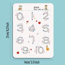 Magical Tracing Workbook Reusable Magic Practice Copybook Control Training Book Children Montessori Drawing Education Stationery - Multicolor - View 2