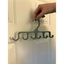 Cabide Organizador de Bonés e Chapéus | Suporte Multiuso Compacto e Resistente - Branco - Visão 2