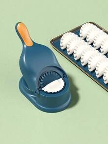 1pc 2-In-1 Dumpling Skin Maker, Creative Dumpling Making Tool, Diy Dumpling Machine, Manual Dumpling Machine, Dough Press Machine, Kitchen Gadget