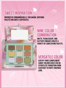 MISSLYN - 3件套肉桂卷眼妆套装，肉桂卷眼影盘，眼影，眼妆，肉桂卷，秋冬春夏风格，Maxim Eyes丰盈睫毛膏，黑色丰盈纤长可水洗睫毛膏，可叠加涂抹且可卸除，巧克力奶油眼线液，高显色度，防水 - #1+#1+#1 - 查看 6