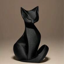 1 sztuka eleganckiej ozdoby na biurko z kotem, urocze figurki kotów, dekoracyjne akcesoria dla kotów, dekoracje samochodowe, luksusowe drobne prezenty, prezenty urodzinowe - Wielokolorowe - Zobacz 3