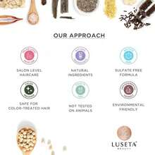 Luseta Curly Hair Shampoo &Amp; Conditioner Set With Coconut Oil, Unlimited Bounce And Definition For Wavy And Coily Hair, Reduce Frizz And Repair Dry Hair, For All Curl Types Sulfate Free 169Fl Oz * 2 - MàuI - Xem 5