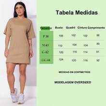 Round Neck Cotton Dress - Nude - View 5