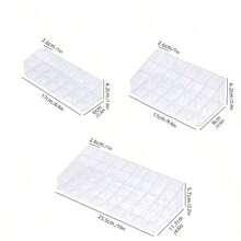 1PC Jumbo Clear Acrylic Makeup Display Case Must-Have Desktop Organizer For All Lipsticks, Lip Glosses & Nail Polishes - Clear - View 2