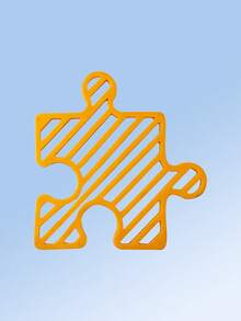 1pc Puzzle-Style Heat Insulation Mat, Interlocking Placemat, Heat Resistant Pad - Multicolor - View 10