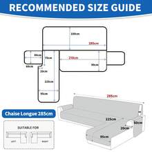 YSTYLE Single-Seater Sofa Cover With Armrests, Reversible Cat-Friendly Scratch-Resistant Couch Cover, Double-Sided Quilted Sofa Cover, Universal Sofa Cover - Black + Khaki - View 9