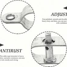 Chei din oțel inoxidabil de înaltă calitate pentru cabluri și garduri. Fabricate profesional pentru montarea clichetelor, sunt indispensabile și pentru sere și podgorii. Fabricate din oțel inoxidabil premium, aceste chei asigură succesul pe termen lung în aceste medii dificile. - Argint - Vizualizare 9