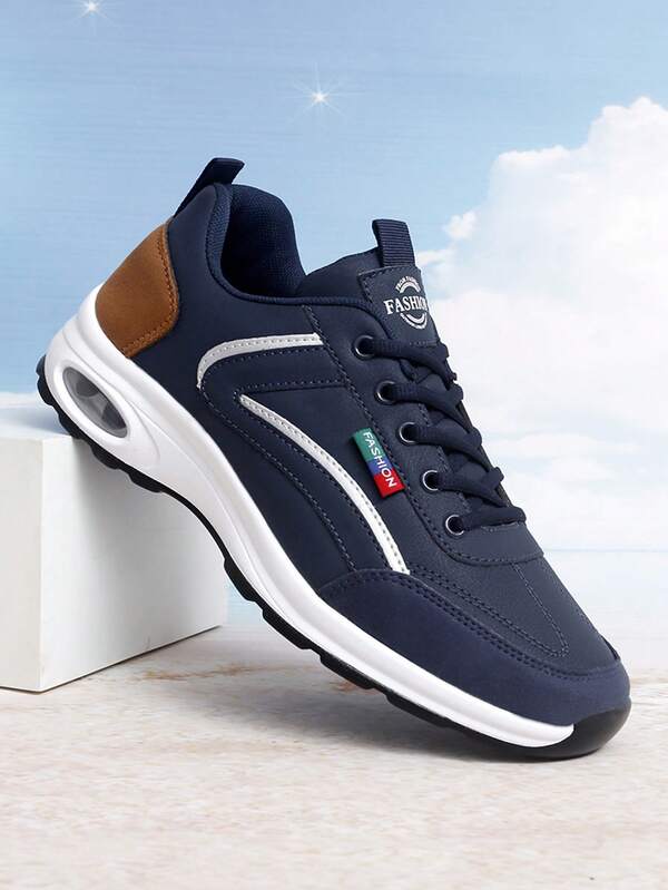 1 Pair Of Shoes Men's Sports Shoes Breathable Men's Casual Shoes Competition Shoes Fashionable Casual Shoes Men's Running Shoes