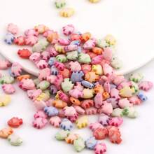 24 colores de cuentas de resina con diseño minimalista y lindo en color macarrón para hacer joyas DIY como collares, pulseras y manualidades - Colores de macarrones - Ver 19