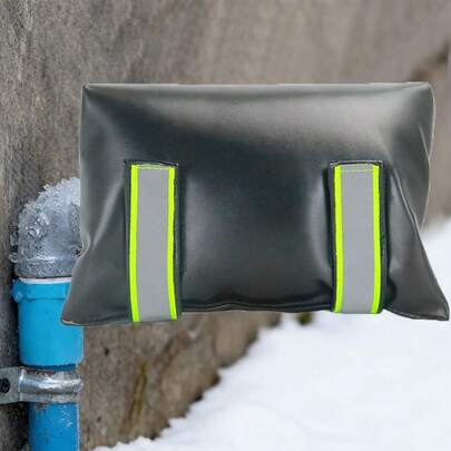 Protections de robinet extérieur pour la protection contre le gel hivernal, 18 cm H x 26,7 cm L Protecteur de robinet extérieur isolé anti-gel épaissi, facile à retirer, matériau  épaissi amélioré, matériau doux plus durable.