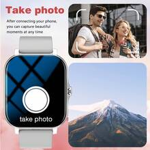 New Smart Watch With Full Touchscreen, Calling & Messaging Functions, Multi-Functional Fitness Watch With Alarm, Calculator, Calendar, Weather