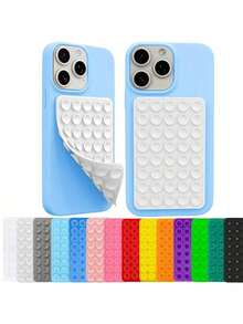 1PC Silicone Sucti On Phone Case Mount,Phone Suction Grip,Octobuddy,Sticky Phone Grip, Adhesive Phone Stand Sticky For Cell Phone - Multicolor - View 6