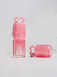 1支3毫升小容量渐变粉色心形镂空盖细刷唇彩管，渐变刷唇油瓶小容量塑料唇彩瓶化妆品空管包装，价格实惠，适合作为圣诞礼物、化妆品、化妆工具、廉价商品、礼物、女士礼物、圣诞礼物。 - 彩色 - 查看 6