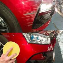 Bộ sáp sửa chữa vết xước xe hơi đa năng, kem tẩy vết xước và vết xoáy trên xe hơi, kem đánh bóng và tẩy lông, kem sửa chữa loại bỏ vết xước phù hợp với mọi loại xe, hợp chất mài mòn thân xe và bánh xe, sáp chống trầy xước - 1 miếng + miếng bọt biển - Xem 9