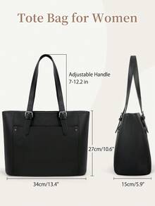 NEWHEY Women's Handbag, Genuine Leather Shoulder Bag, Large Capacity Wallet And Handbag With Detachable Small Pouch - Black - View 6