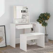 Vanities & Vanity Benches - White - View 3