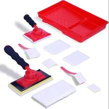 Pinceles profesionales de 7 pulgadas y 5 pulgadas para pintar con látex, con bandeja. Herramientas multifuncionales para pintar paredes, techos y esquinas, separador de color y recortador